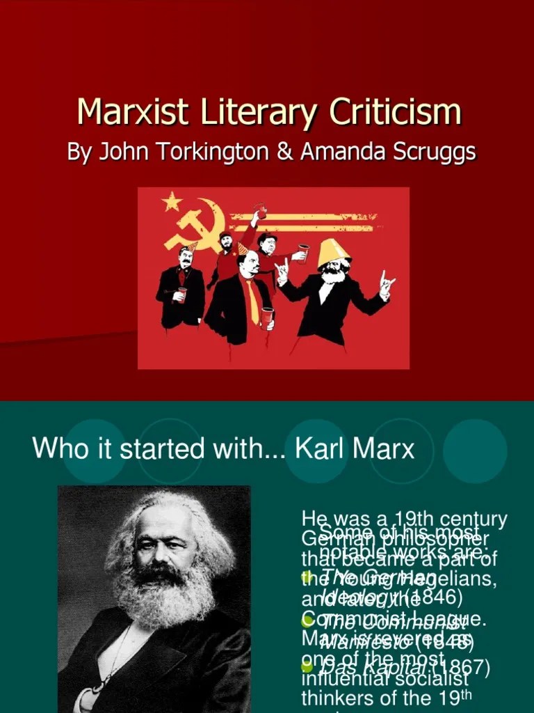 Marxist Literary Criticism | PDF | Karl Marx | Marxism