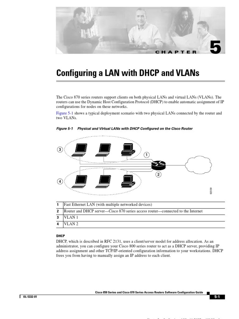 Configuring A Lan With DHCP And Vlans: Figure 5-1 | PDF | Ip Address ...