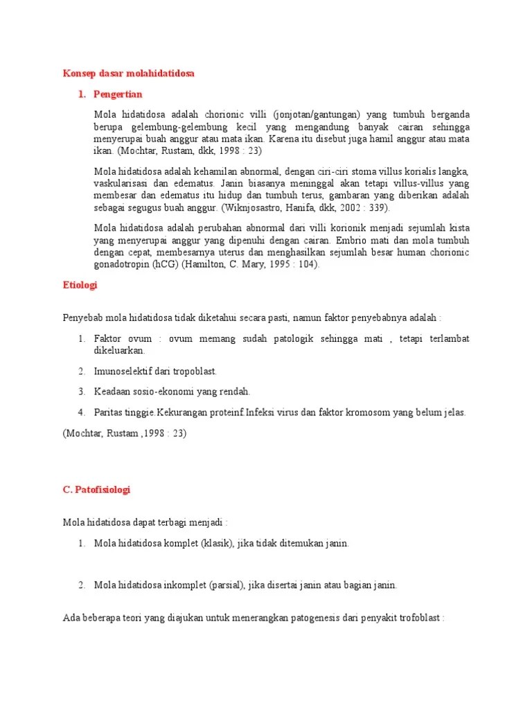 Molahidatidosa | PDF