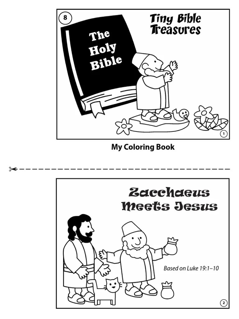 Zacchaeus Meets Jesus | PDF