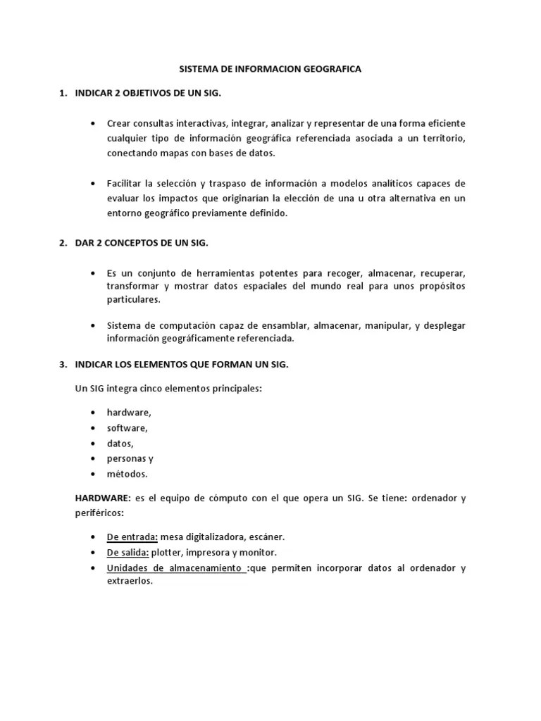Sistema De Informacion Geografica | PDF | Sistema De Información Geográfica | Informática