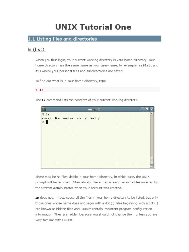 Made Easy Unix For Beginners | PDF | Command Line Interface | Source Code