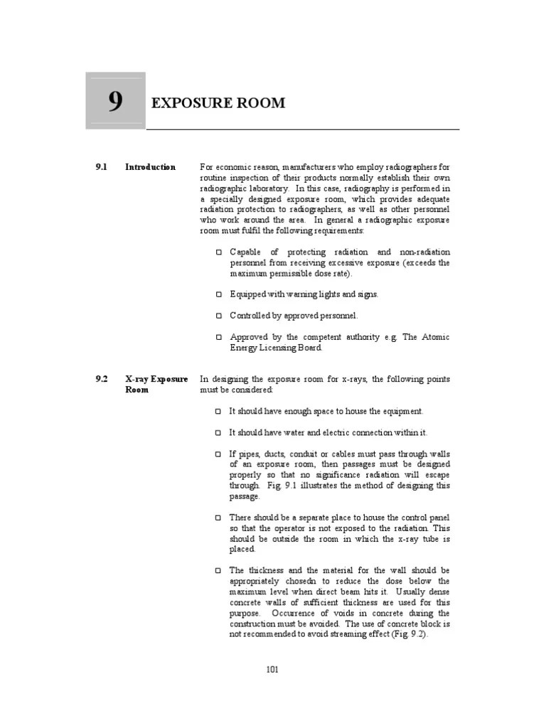 Procedure and information needed to obtain, renew and amend the license from the board. Exposuer Room Design Pdf Radiation Protection Radiography