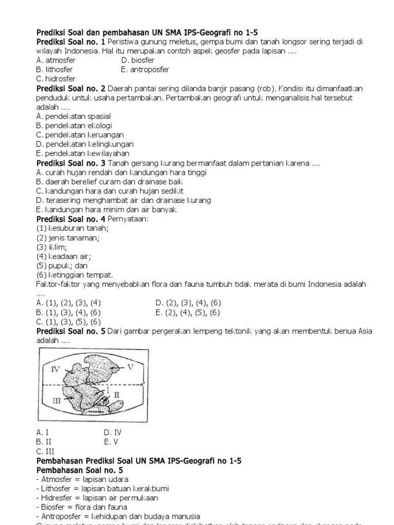 Contoh Soal Pembahasan Materi Poros Maritim Persebaran Flora Dan Fauna Cute766