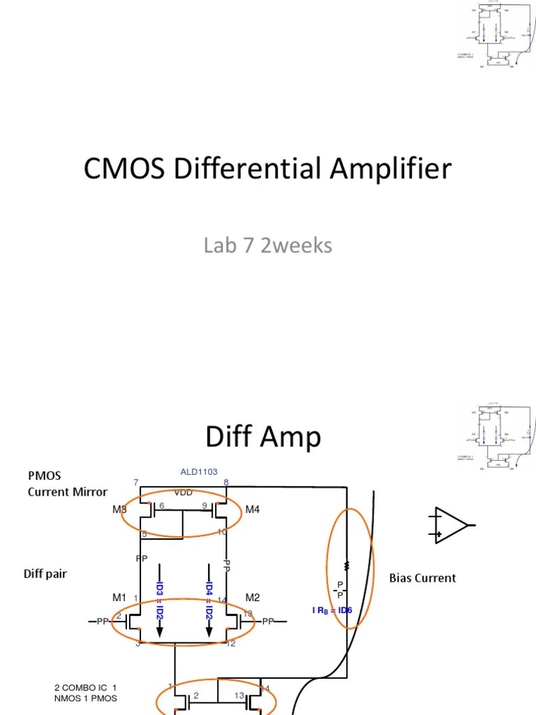 CMOS Differential Amplifier | PDF | Cmos | Electronics