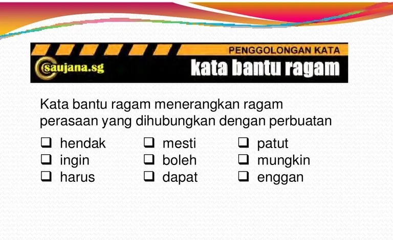Nazrul dapat menyiapkan latihan itu dengan cepat. Kata Bantu Ragam Nota Pdf