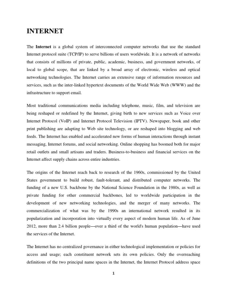 Internet | Download Free PDF | Internet | Computer Network