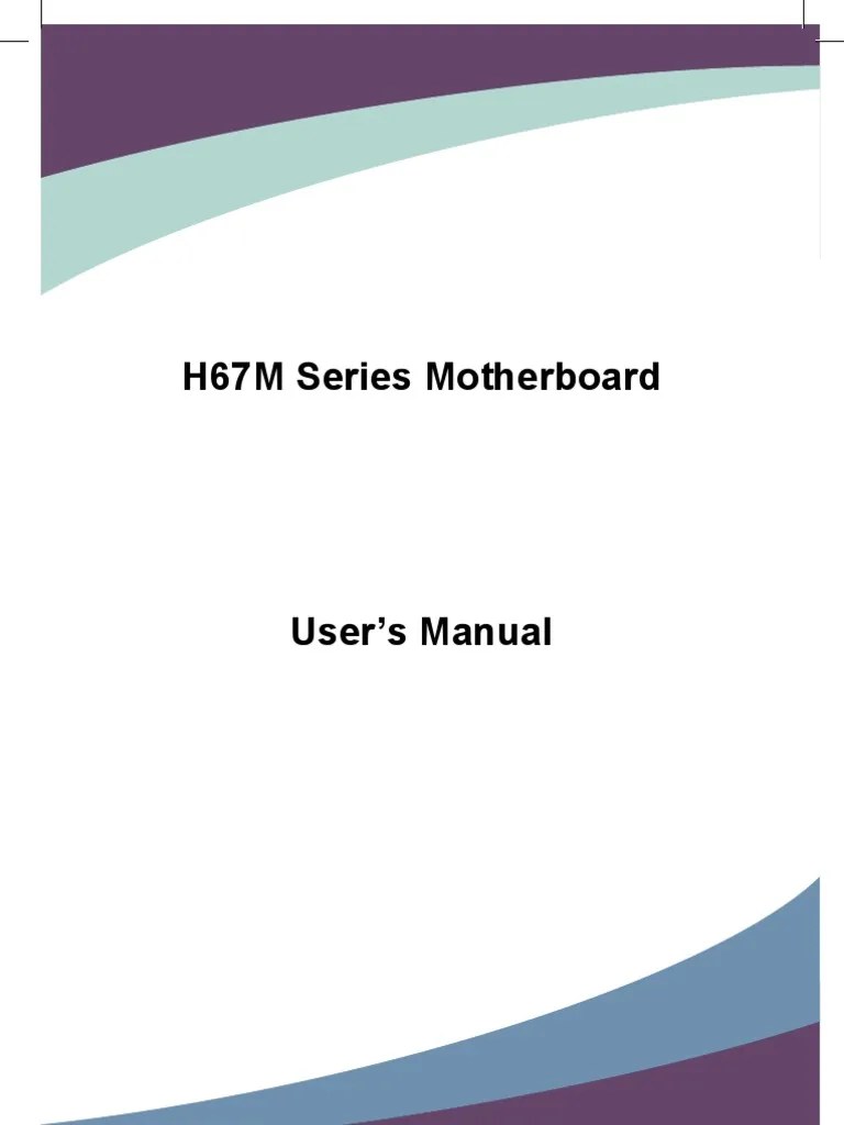 H67m Series Manual En V1 2 2 Bios Usb