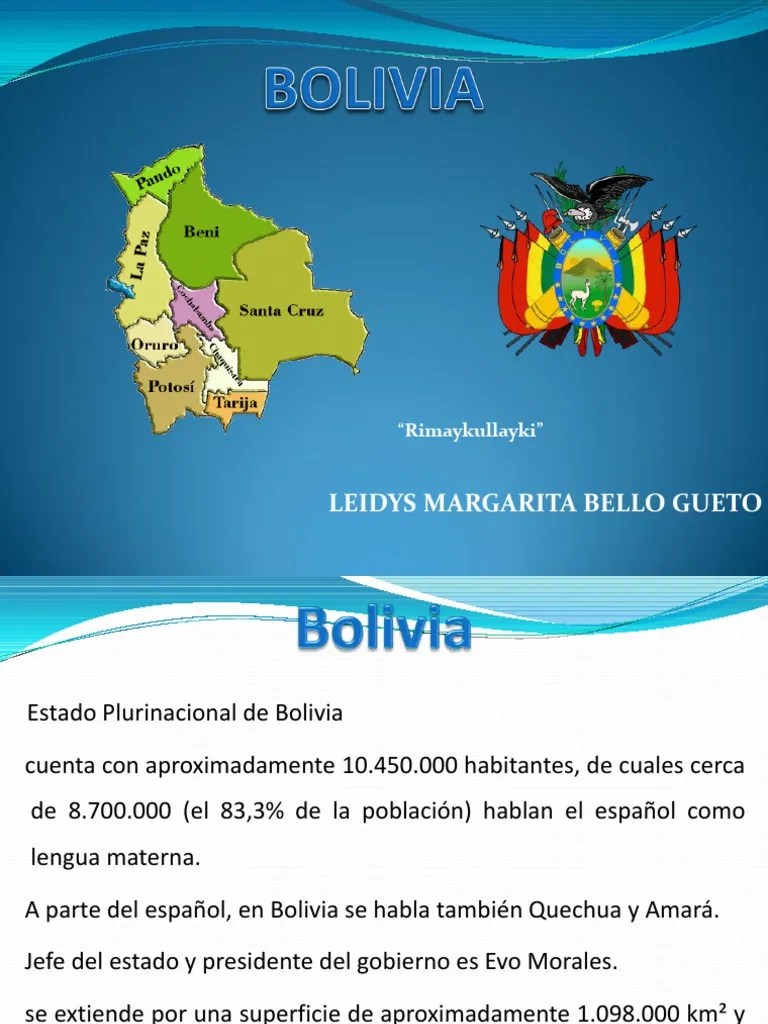 Diapositivas Para Cooperacion Internacional Bolivia | PDF | Bolivia ...