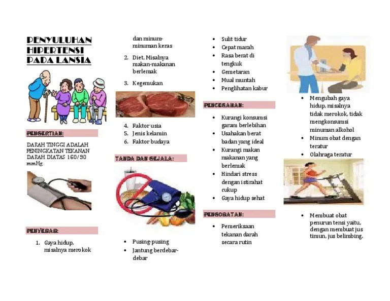 Penyuluhan Hipertensi Pada Lansia | PDF