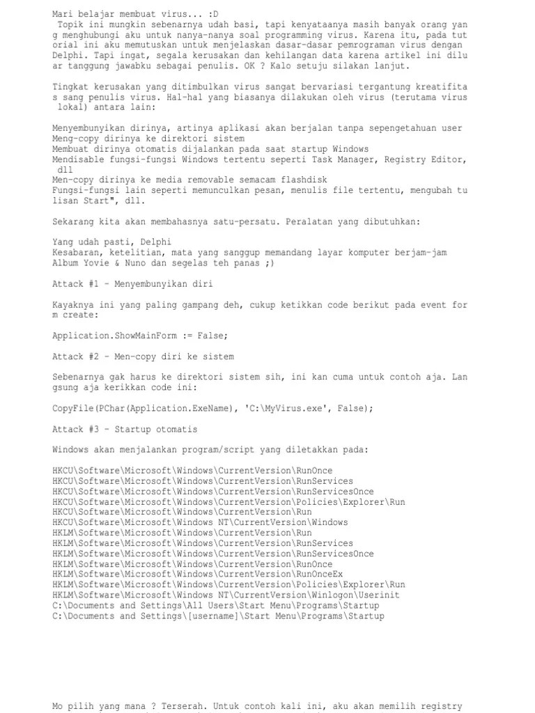 Bikin Virus Ngeselin | PDF