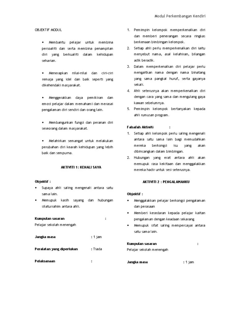 Latihan dalam kelompok 3 masa : Modul Ice Breaking Pdf