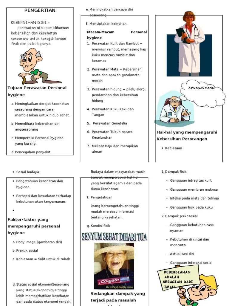 Leaflet Personal Hygiene | PDF