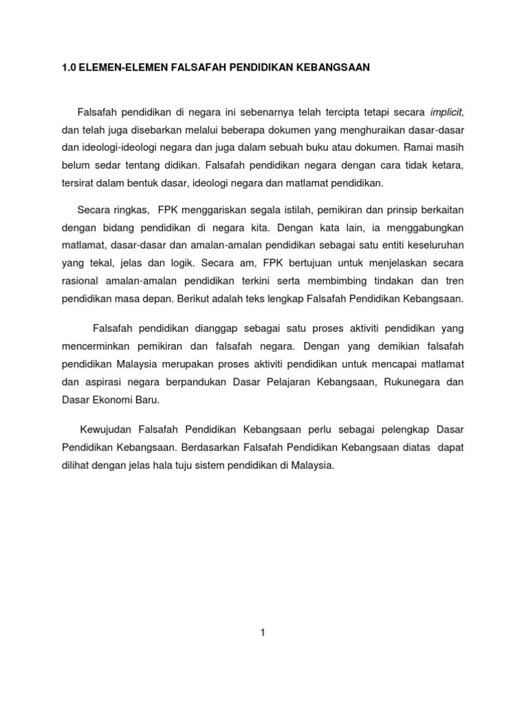Pendidikan negara melalui pelan pembangunan pendidikan malaysia (pppm) . A Penulisan Akademik Pdf