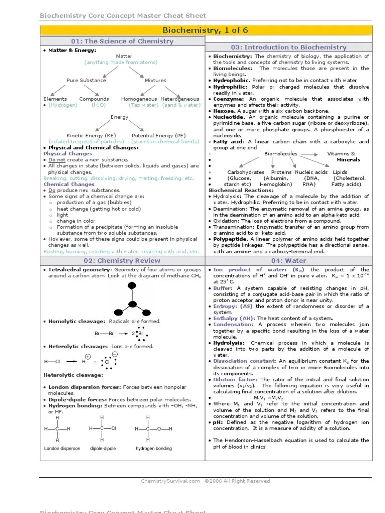 Biochemistry | PDF | Glycolysis | Adenosine Triphosphate