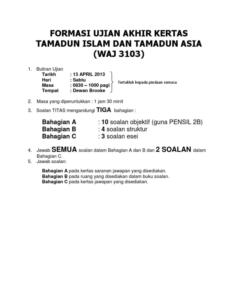 Soalan Objektif Titas Dan Jawapan : Kisah Cikgu Ieta Contoh Soalan Dan Skema Soalan Subjek Titas Tahun 2009 2010 Hingga 2011 2012
