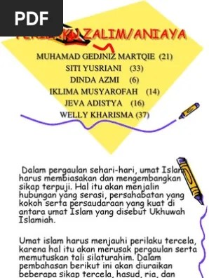 Contoh Zalim Terhadap Diri Sendiri Goreng Contoh perbuatan yang tergolong dalam perbuatan dhalim terhadap diri sendiri antara lain adalah.