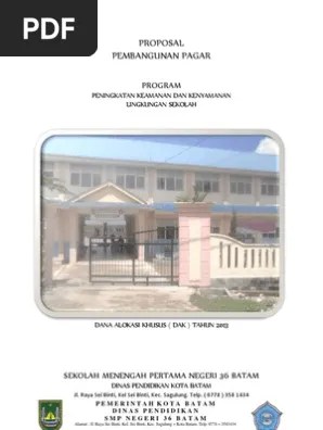 Jan 01 2019 contoh proposal bantuan dana pada umumnya struktur pembuatan proposal bantuan dana hampir sama untuk semua jenis kepentingan. Proposal Pagar Sekolah Doc