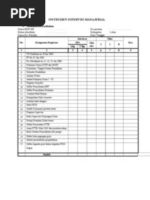 Contoh format jadwal supervisi akademik. Contoh Format Jadwal Supervisi Kepala Sekolah Terhadap Guru Bagikan Contoh