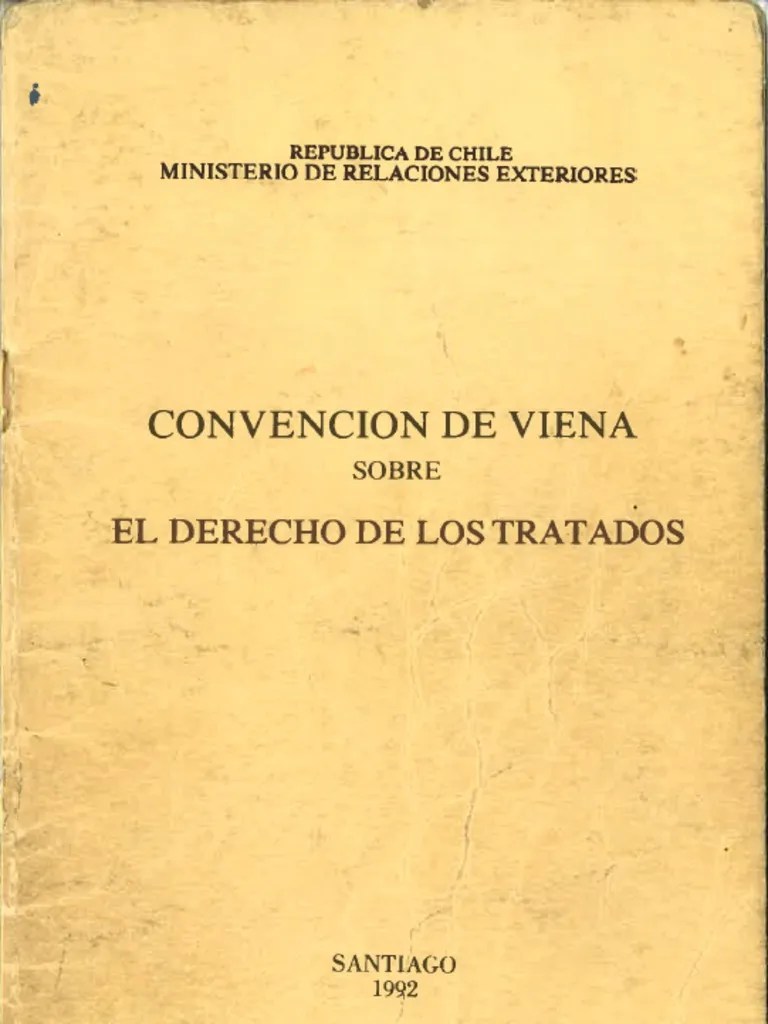 Libro Convención De Viena Sobre El Derecho De Los Tratados | PDF