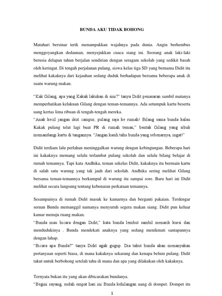 Contoh cerpen singkat anak sekolah. Kumpulan Cerpen Anak Ratna Pdf