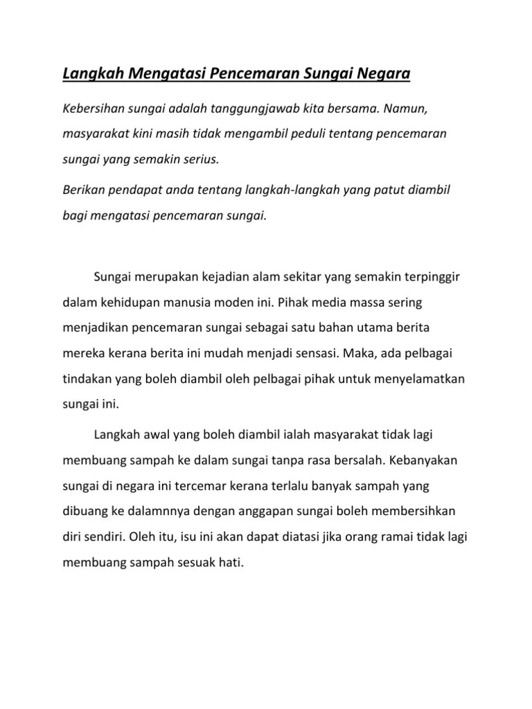 Update Cara Mengatasi Pencemaran Alam Sekitar Viral Cute766