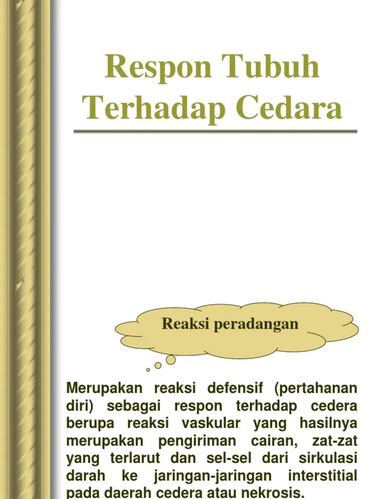 Respon Tubuh Terhadap Cedera | PDF