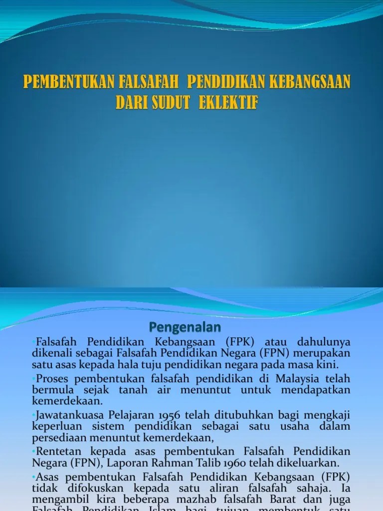 Rencana tersebut ditentang oleh presiden soekarno karena dianggap sebagai proyek neokolonialisme dan dapat membahayakan revolusi indonesia yang belum selesai. Sejarah Pembentukan Falsafah Pendidikan Guru Malaysia Dojoaki
