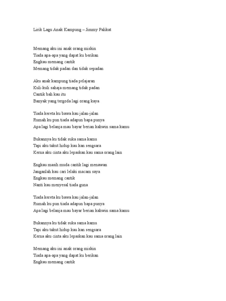 Chord by tyren mark tony, tempasuk 1, kota belud, sabah buli ba kalau ko note: Jimmy Palikat Anak Kamoung Lyri Jimmy Palikat Anak Kampung Lirik Eng Sub Litetube Jika Lagu Anak Kampung Tidak Bisa Disetel Silahkan Cari File Unduhan Nya Dibawah Yang Di Generate Secara