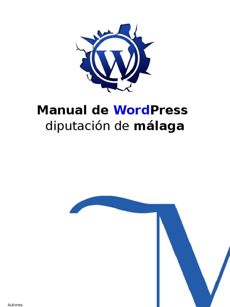 Manual WordPress | PDF | Word Press | Hipervínculo