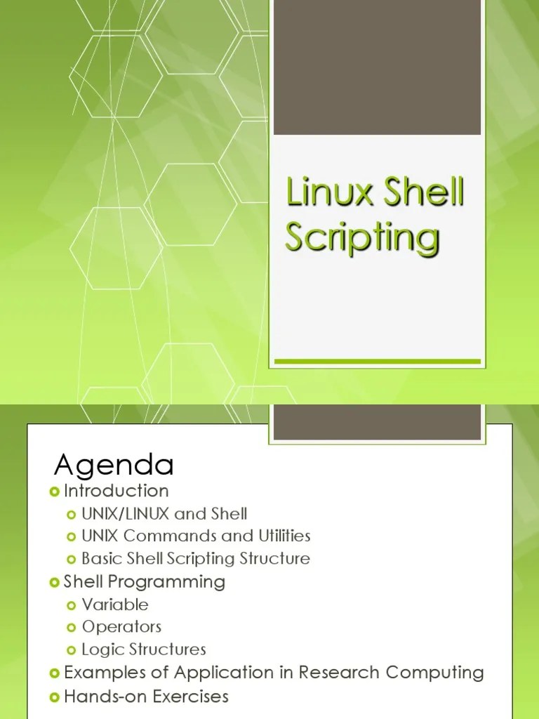 Shell Scripting | Download Free PDF | Control Flow | Scripting Language