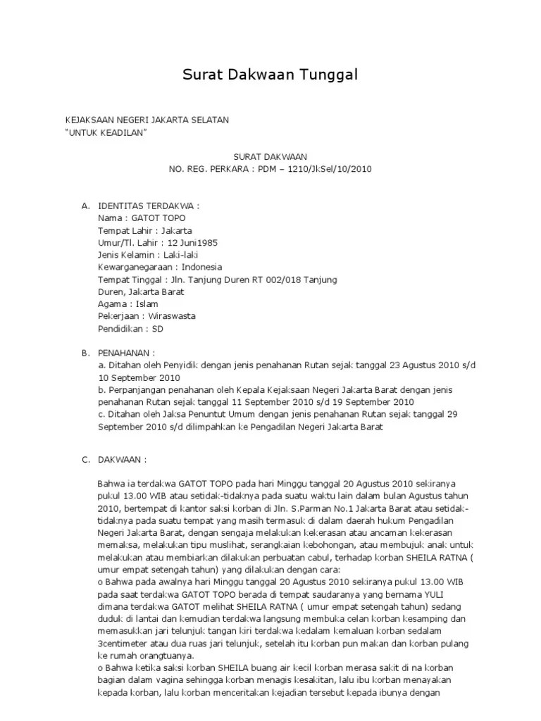 Surat Dakwaan Alternatif Contoh : Surat Dakwaan Alternatif - Contoh surat dakwaan alternatif pdf have a graphic associated with the other.contoh surat dakwaan alternatif pdf in addition, it will feature a picture of a kind that may be observed in the gallery of contoh surat dakwaan alternatif pdf.