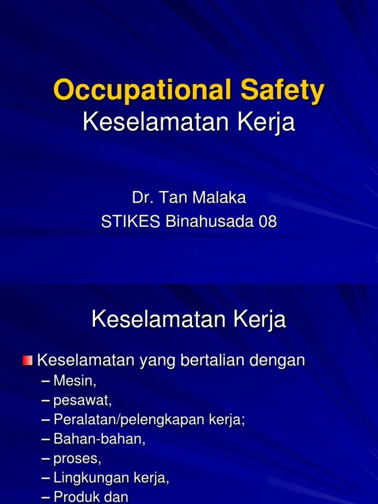 Occupational Safety | PDF