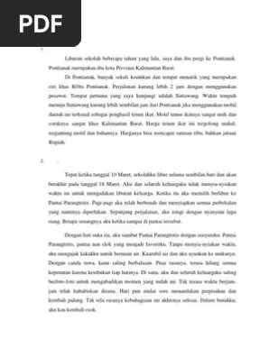 25.07.2021 · contoh teks eksplanasi tentang fenomena alam (sampah). Contoh Teks Narasi Pdf