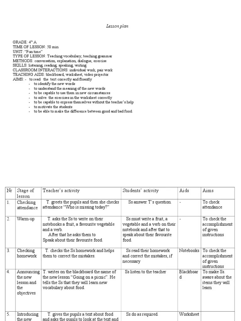 Lesson Plan 9th Grade | PDF | Lesson Plan | Reading Comprehension