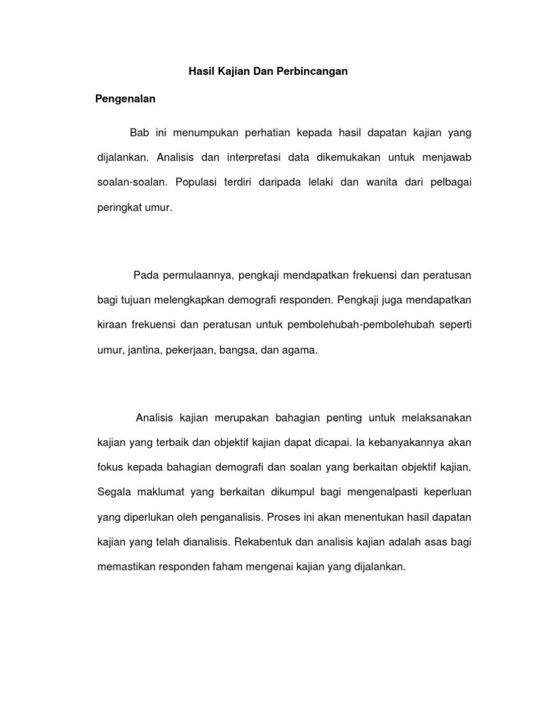 Dapatan Kajian Dan Perbincangan Pengajian Am - Manual Pengajian Am 9004