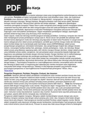 Kamu dapat memberikan portofolio melalui email dalam format pdf,. Contoh Portofolio Kerja Pdf Pdf