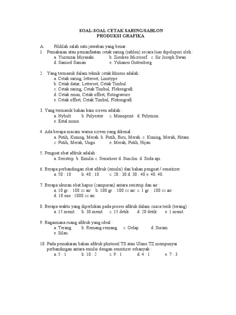 Contoh Soal Tentang Grafika Beserta Jawabannya