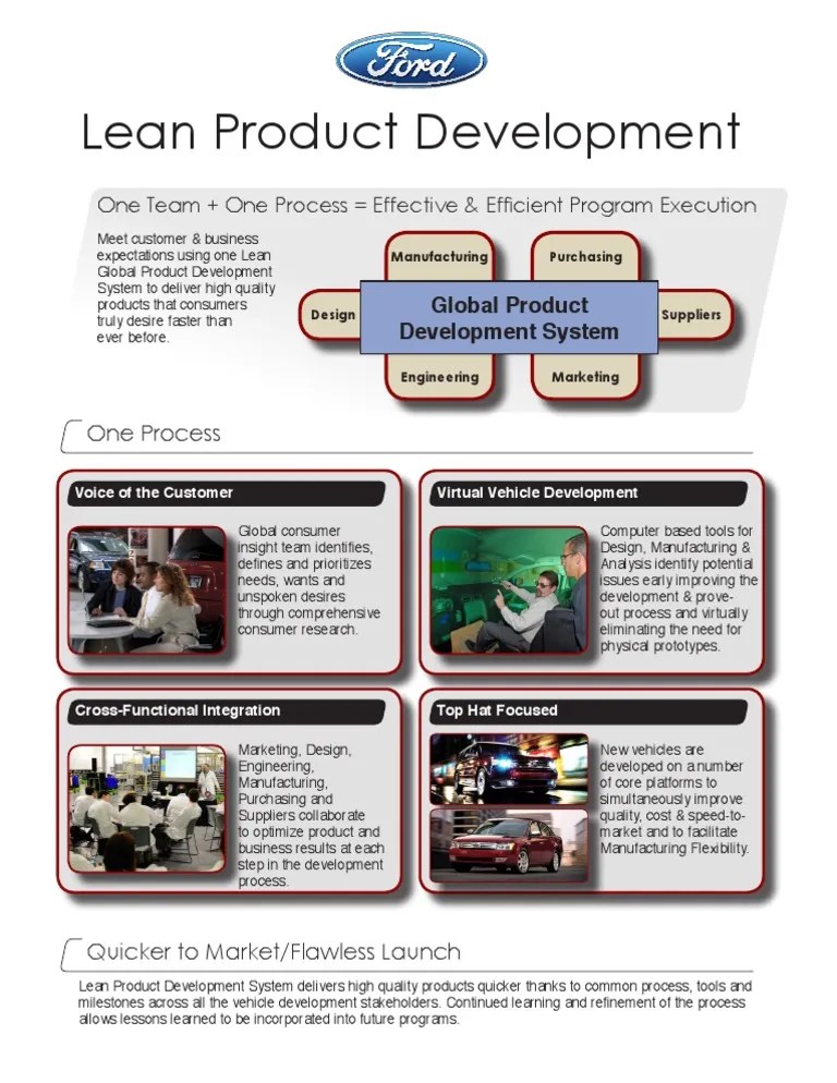 Lean Product Development | PDF | New Product Development | Lean Manufacturing