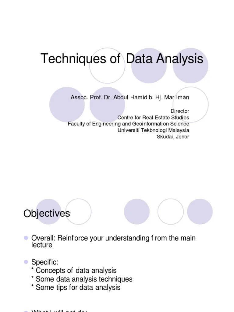 Data Analysis | PDF