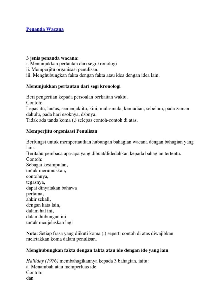 Penanda wacana bahasa inggeris google search essay writing skills essay tips essay writing. Penanda Wacana Pdf