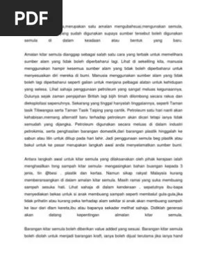 Kesan Tidak Mengamalkan Kitar Semula Kepada Alam Sekitar / Bernama Kitar Semula Sisa Elektronik Elak Jejas Kesihatan Alam Sekitar