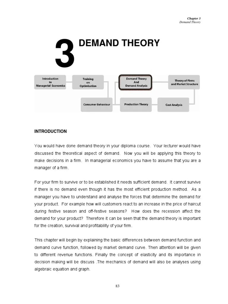 Chapter 3 In Managerial Economic | PDF | Demand | Price Elasticity Of ...