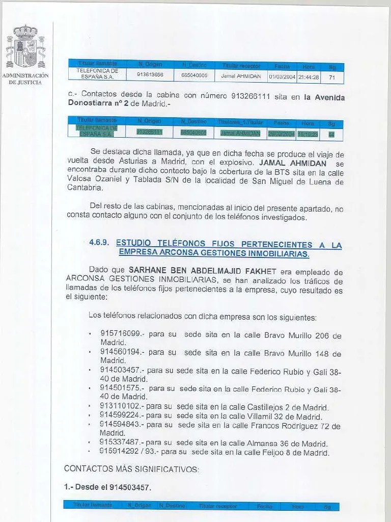 Auto De Procesamiento 11-M Parte 3 | PDF