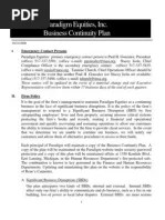 Business Impact Analysis Template
