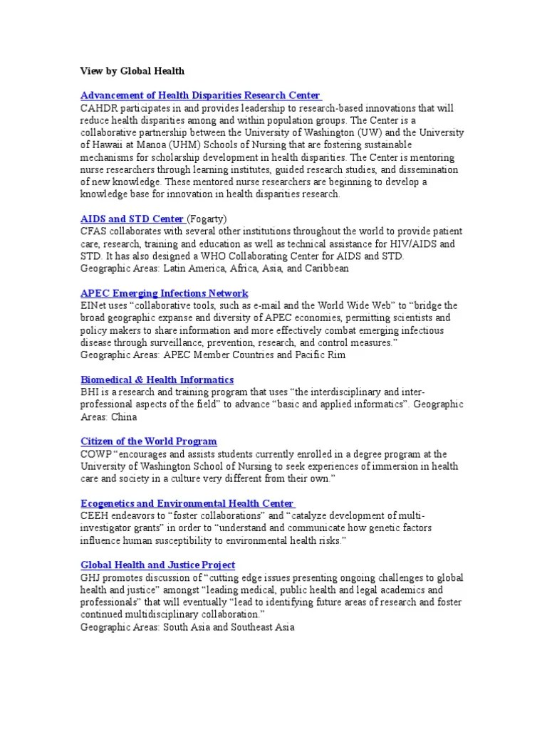 View By Global Health | PDF | Health Informatics | Public Health