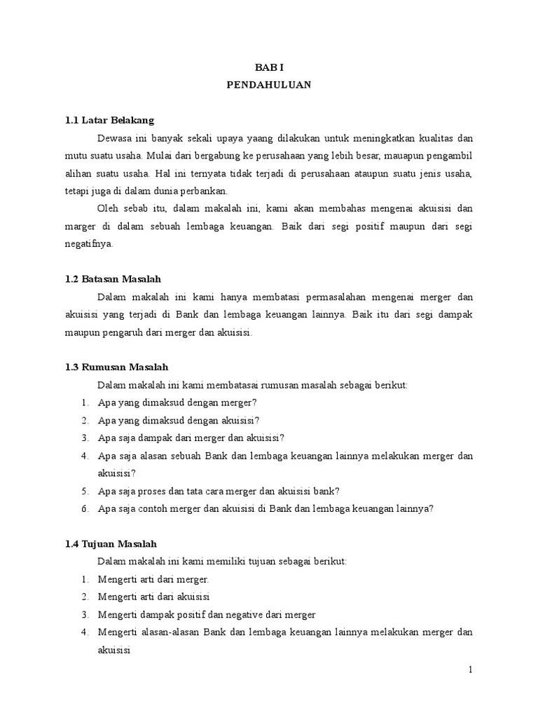 Bahwa alasan utama perusahaan lebih melakukan merger dan akuisisi adalah . Merger Dan Akuisisi Pdf