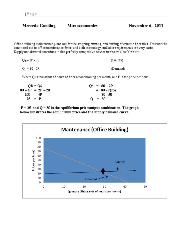 Microeconomics | PDF | Long Run And Short Run | Supply (Economics)