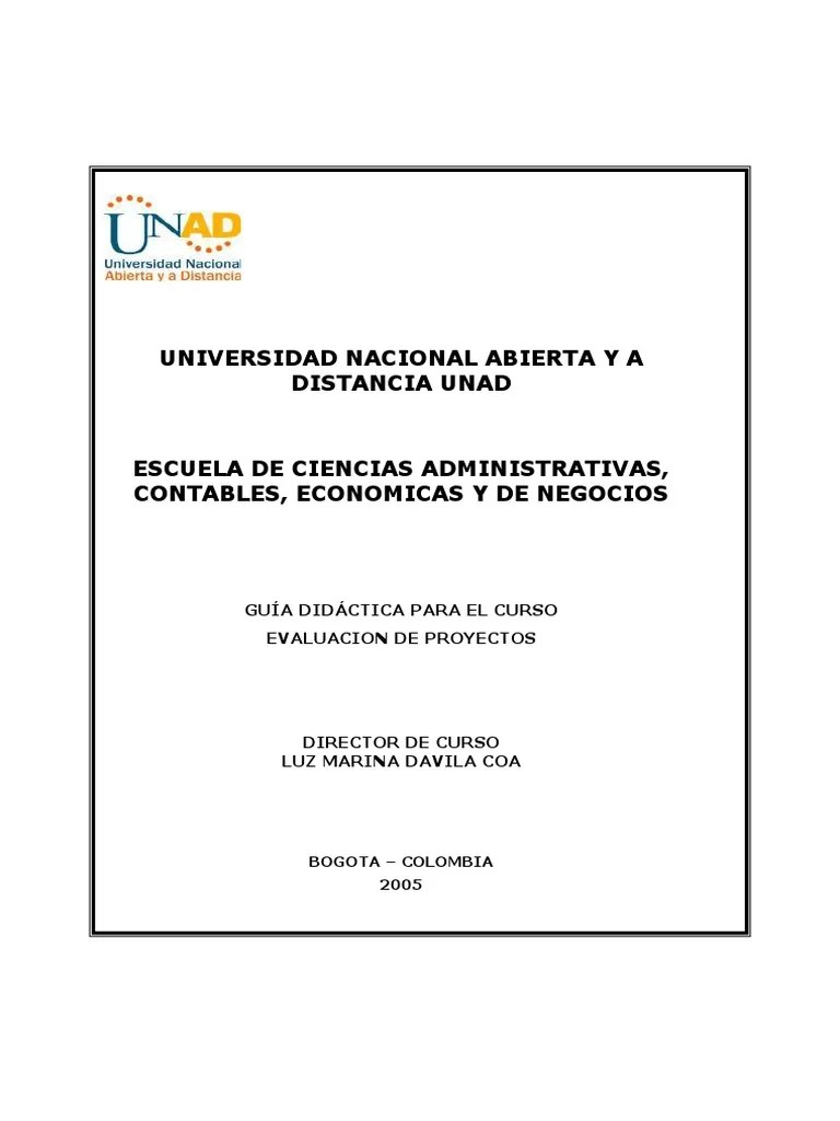 Guia Evaluacion De Proyectos PDF | PDF | Beneficio (economía) | Presupuesto