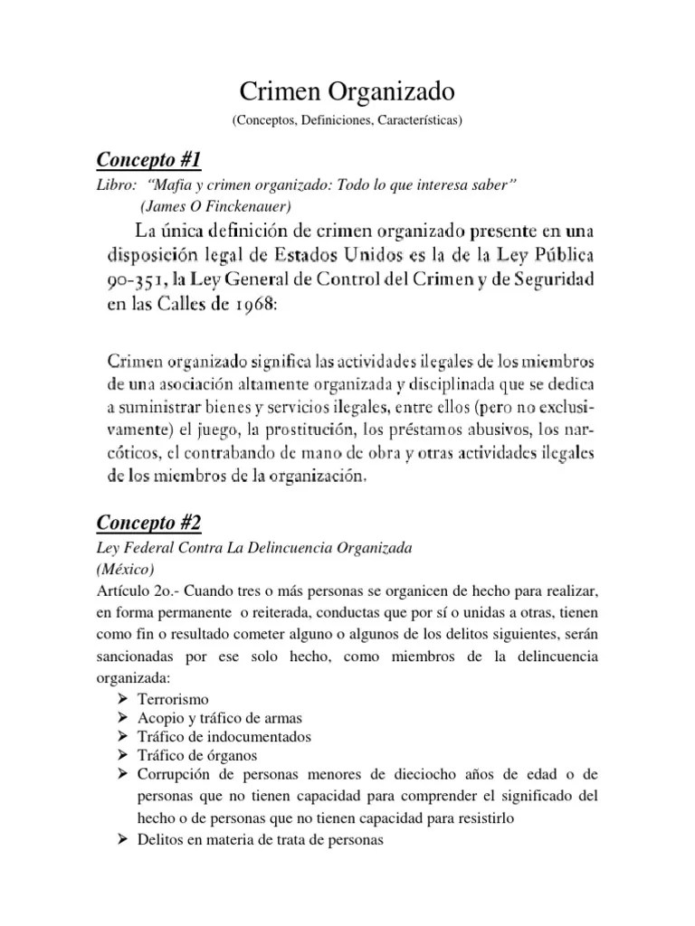 Se denomina juego a todas las actividades que se realizan con fines recreativos o de diversión, que suponen el goce o el disfrute de quienes lo practican. Crimen Organizado Pdf Crimen Organizado Delito